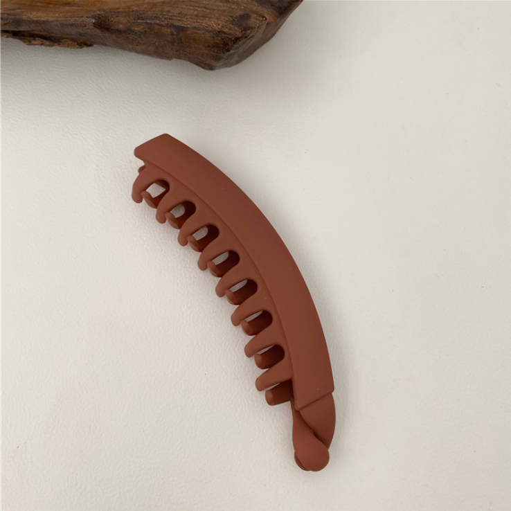 [SG Light and Tight] 13cm*3cm Matte Double Claw BIG Banana Hair Clip Hair Barrette For Medium-to-Thick Hair, Extra Steady, Multi-color Options