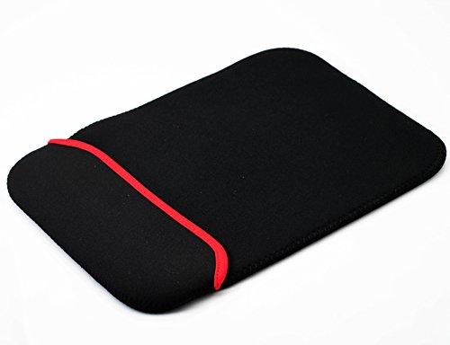 Neoprene Reversible Soft Sleeve Case Bag for All Laptop 13-inch and MacBook Pro 13" with or without Retina Display and Air 13" (Black)