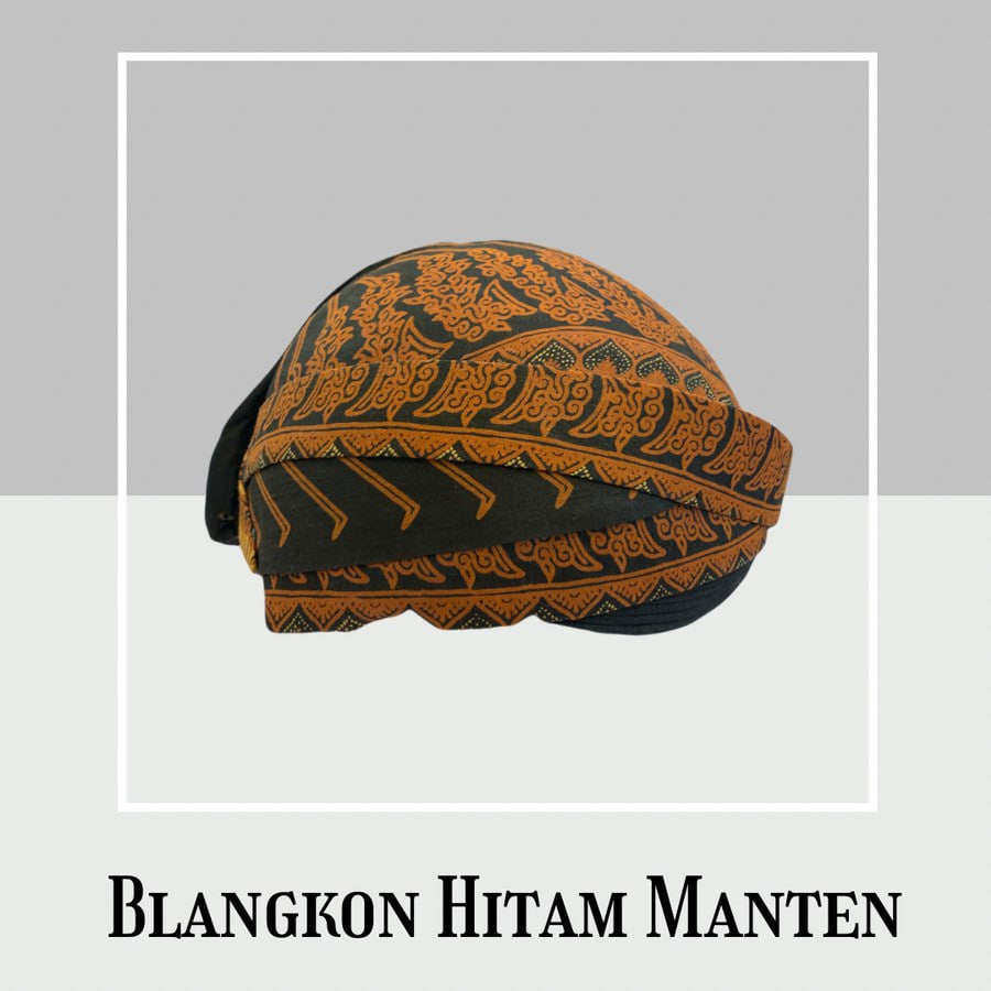 Blangkon Solo Adat Jawa - Batik-sogan, 7