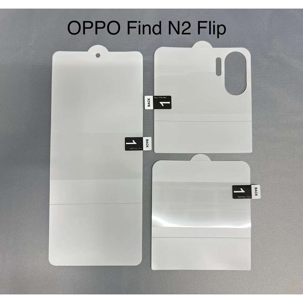 HOCE Hydrogel Film for Oppo Find N2 Flip HD Clear Front Back Soft Full Cover Screen film Protector for OppoFindN2