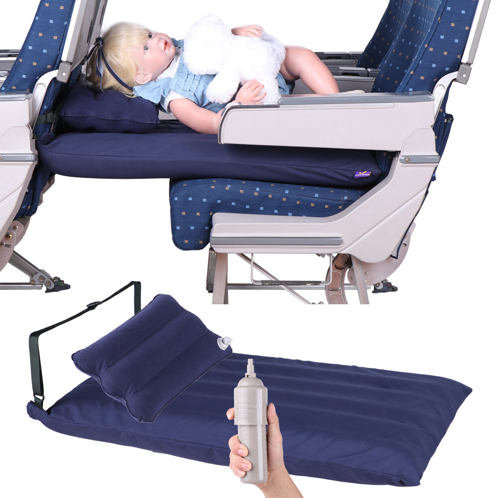 Long-Distance Plane Sleeping Artifact Inflatable Foot Pad Footrest Foot Pedal Baby Baby Child Travel Hammock