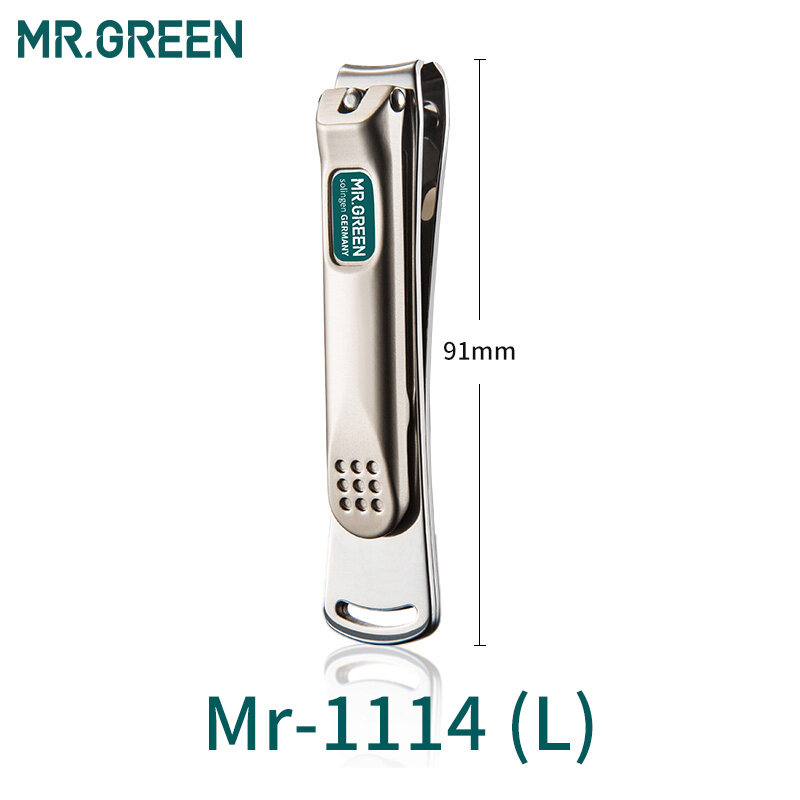 MR.GREEN Nail Clippers Stainless Steel Curved blade Clipper Fingernail Cutter Manicure tools trimmer with nail files