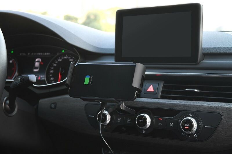 Xiaomi MIX Fold Mobile Phone Car Wireless Charging Automatic Induction Navigation Bracket for Samsung Fold 3 W20