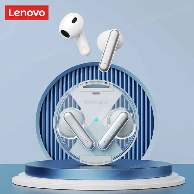 Lenovo LP10 Bluetooth Wireless Earphone Bluetooth 5.2 Earbuds TWS Noise Canceling Ear Phone Touch Control Low Latency Gaming Headphone With Mic Support Call Video IOS Android Universal