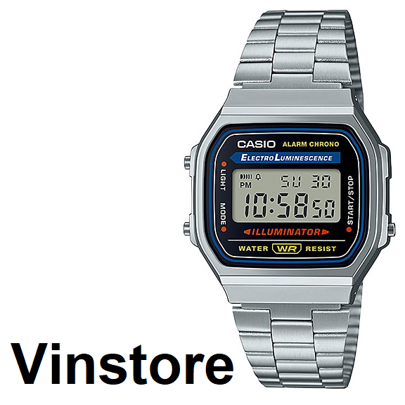 [Vinstore] Casio A168 Adjustable Stainless Steel Strap Wonder Women 1984 Men Women Watch A-168WA-1WDF A-168WA-1W A-168WA-1D A168WA-1 A168WA-1W
