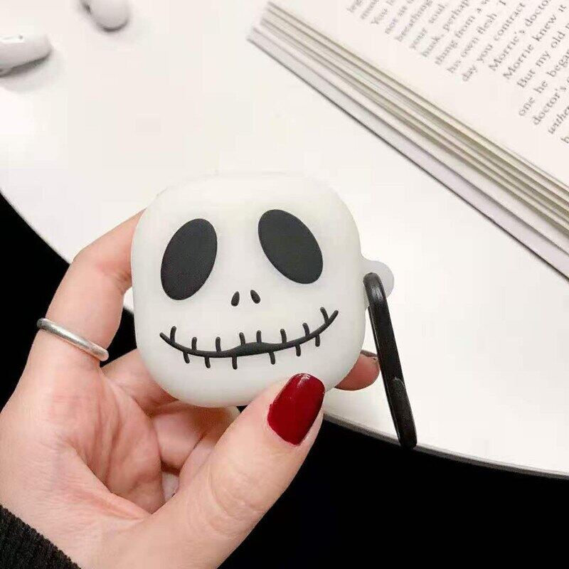 Cute Cartoon Earphone Case for Samsung Galaxy Buds Live Shockproof Silicone Headset Protective Cover with Luminous