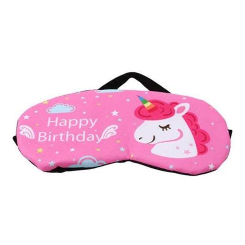 Unicorn Pattern Sleep Eye Mask Shade Cover for Girl Kid Teen Blindfold Travel Assistant