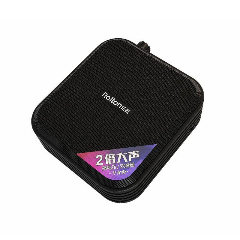Rolton K600 Little Bee Amplifier Teaching Amplifier Outdoor Promotion High Power Megaphone Speaker Bluetooth 5.0 Portable Bluetooth Loud SpeakerVoice Micro phone for Teacher Presenter Tour Guide Promo