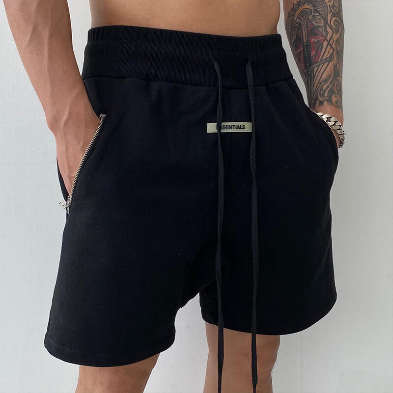 New Fog Sports Shorts Loose Casual Trendy Ins Fifth Pants Fitness Fashion Brand Running Pants Men's Muscle Cotton