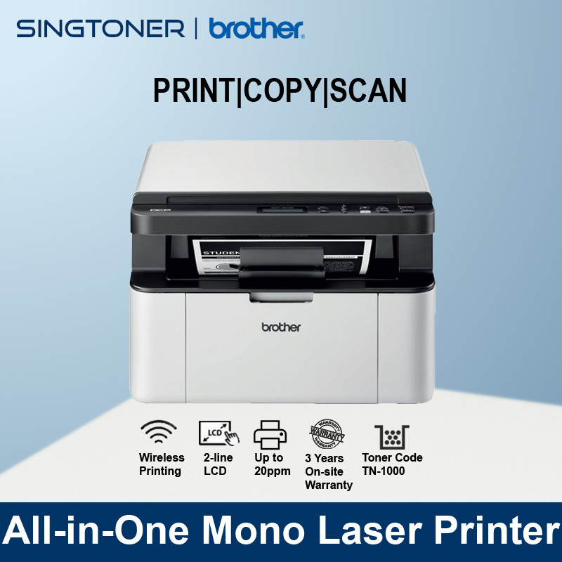 [Local Warranty] Brother DCP-1610W Home Wireless Multi-function Monochrome Laser Printer DCP 1610 DCP1610W DCP 1610W DCP-1610 dcp1610
