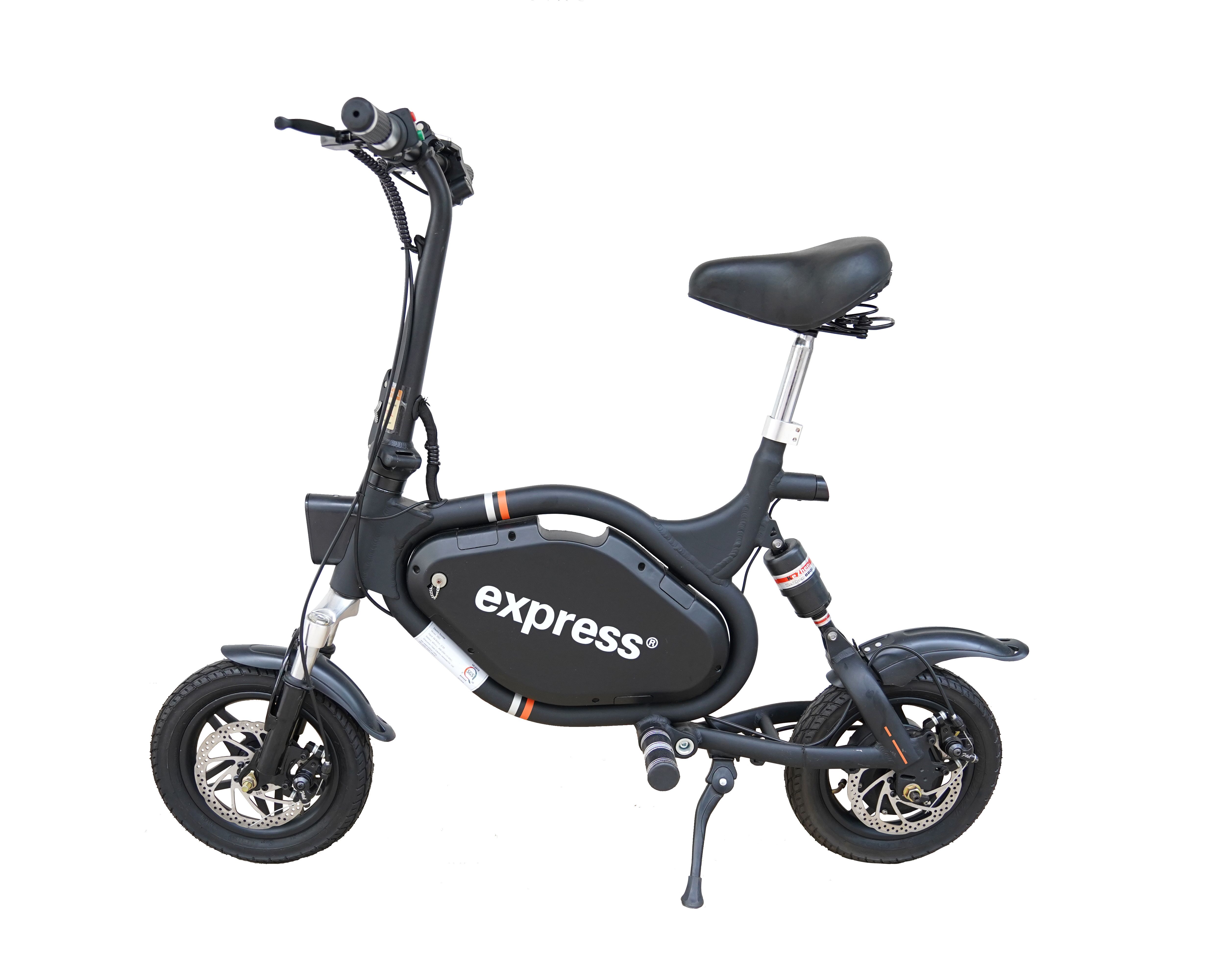 48V 10.4Ah AM Express Electric Scooter E Scooter UL2272 LTA Approved With Front & Rear Suspension Max Load 120KG Front & Rear Lights Suitable For Food Delivery & Leisure