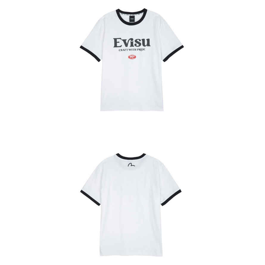 Evisu Retro Ringer Slim Fit Unisex T shirt