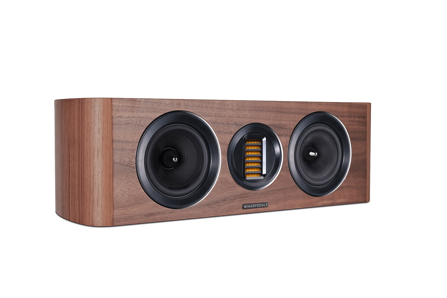 WHARFEDALE EVO 4CS (WALNUT), CENTER, LOUDSPEAKER, SPEAKER, HOME CINEMA, MAGNETIC GRILLE, DTS, DOLBY, ATMOS, LARGE, 3WAY, DIALOGUE, SURROUND, EFFECT