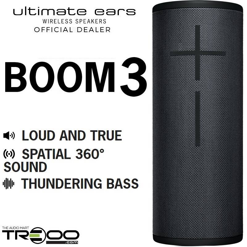 Ultimate Ears Boom 3 Wireless Bluetooth Portable Speaker