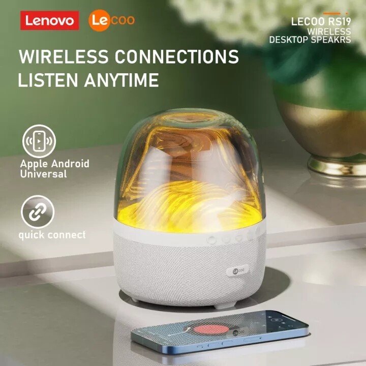 LECOO RS19 Bluetooth speaker  Bluetooth Portable Speaker  3D Stereo Surround Sound Subwoofer Wireless Speaker Loudspeaker Sound Box