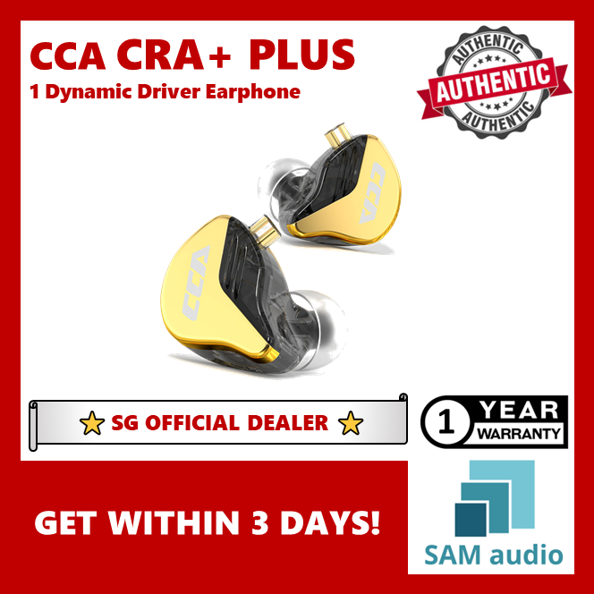 [?SG] CCA CRA+ (CRA PLUS) 1DD IEM