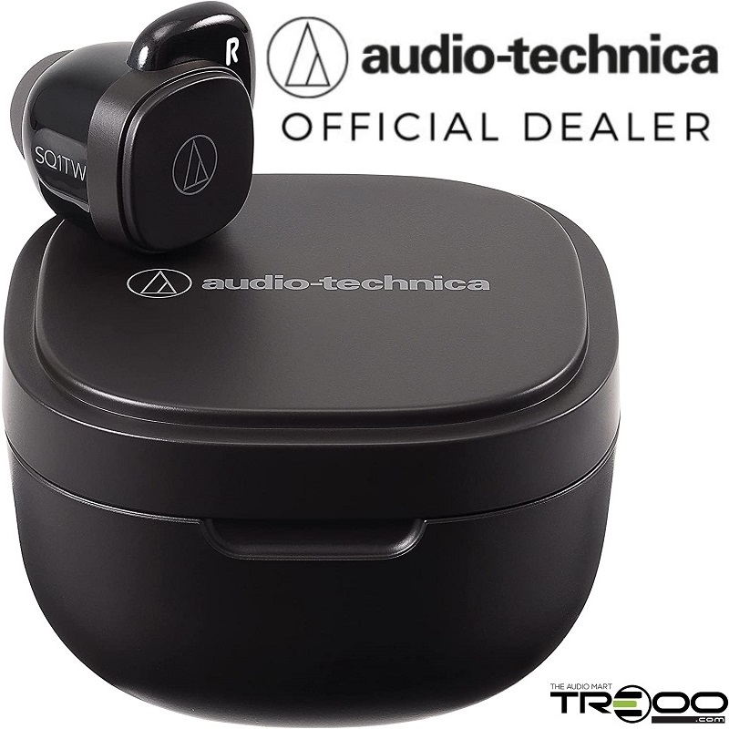 Audio-Technica ATH-SQ1TW True Wireless Bluetooth In-Ear Earphone with Mic