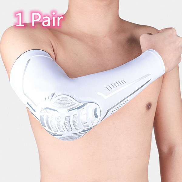 Dream Hunter Sport 1 piece Sports arm sleeves Guard cuff Honeycomb Anti-collision Elbow brace Joint Outdoor Basketball Cycling Protective Gear 2021