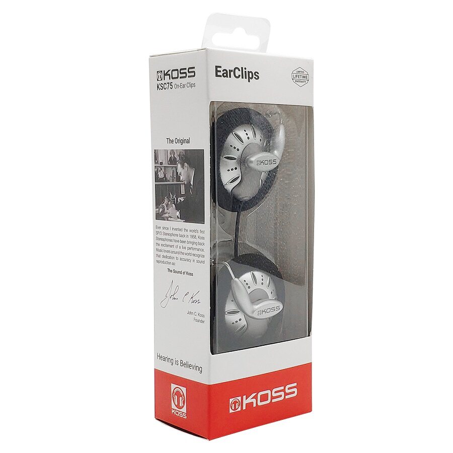 Koss KSC75 Portable Stereophone On Ear Clip Headphones