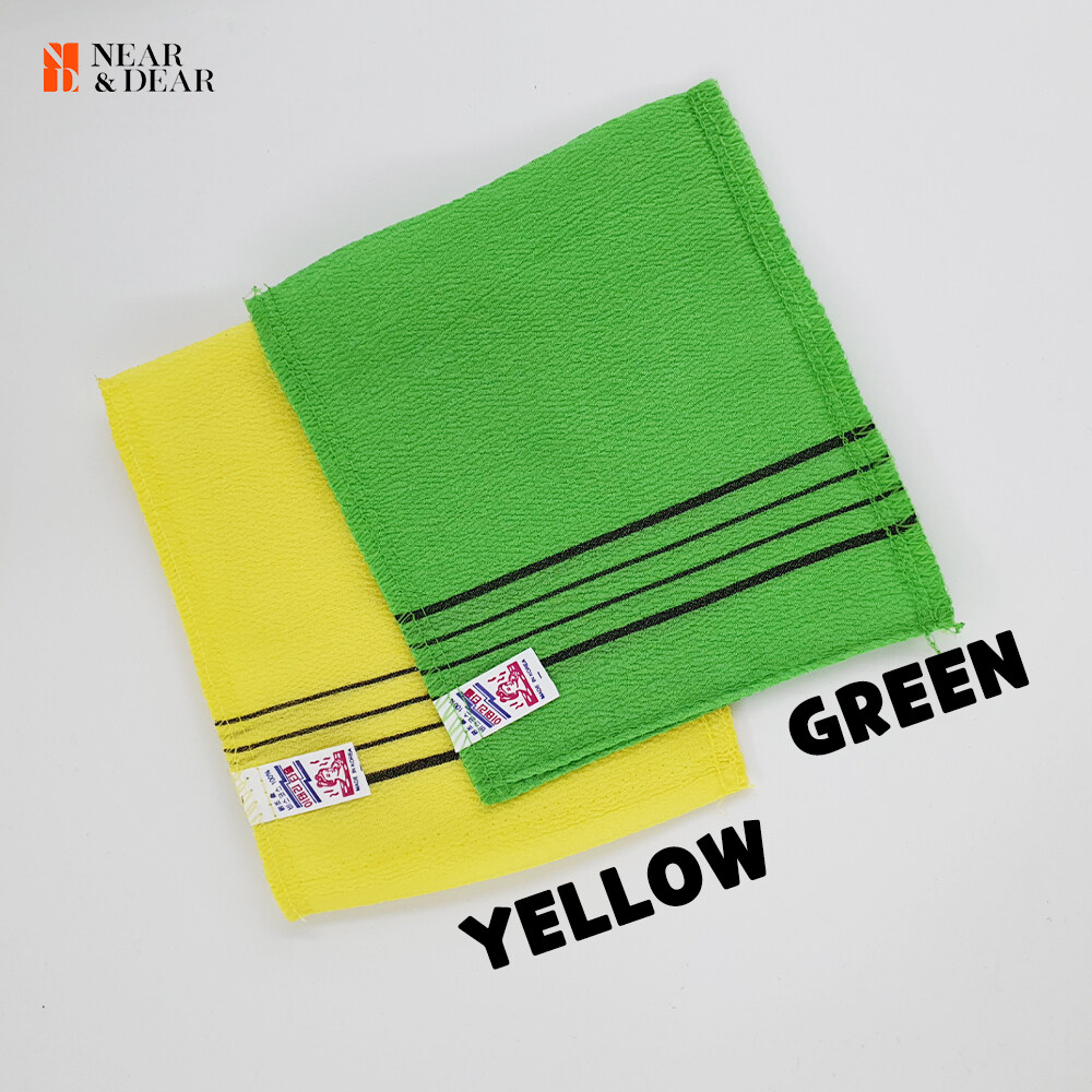 MADE IN KOREA // Korean Italy Exfoliating Bath Washcloth Italy Towel Korean Body Scrub Towel 5pcs / 10pcs