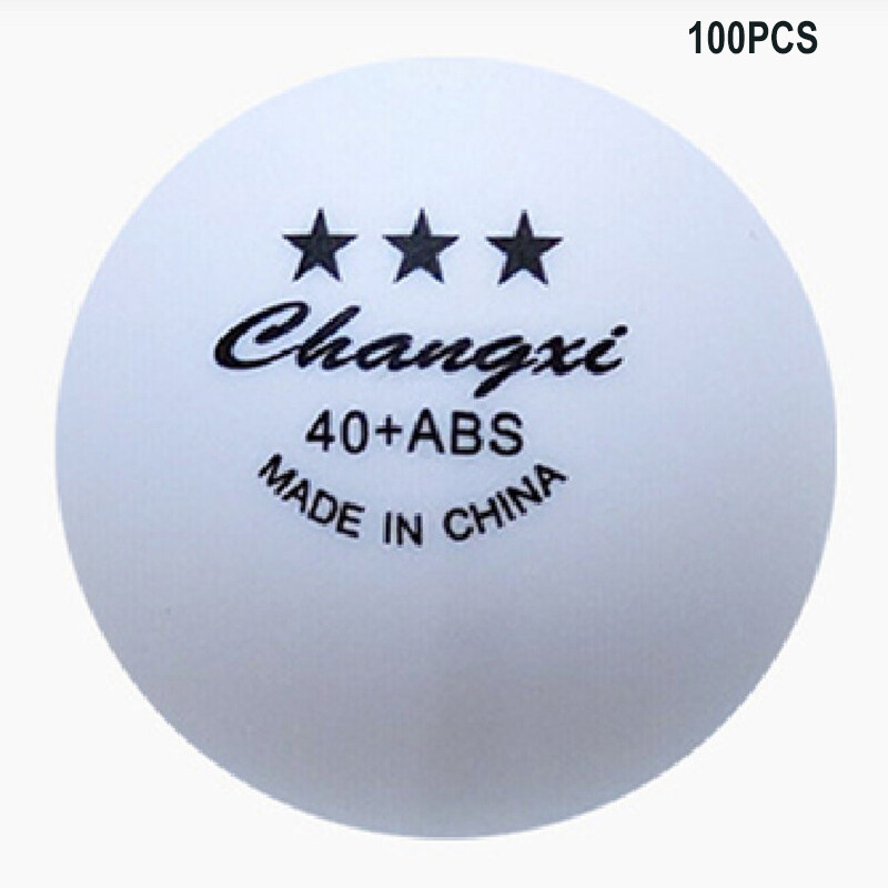Table Tennis Ball 50/100 PCS Bulk ABS Ping Pong Ball 3-Star 40+ Standard Size Training Ball for Game Matches