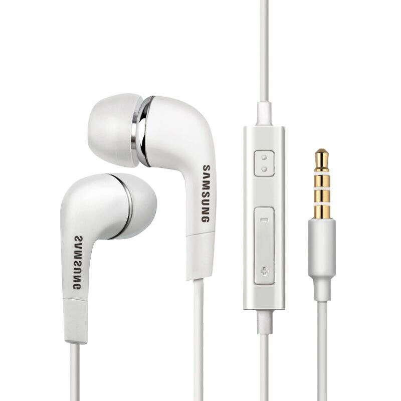 Samsung Original Earphone In-ear with Microphone Universal Original Wire Control Headset Heavy Bass EHS64
