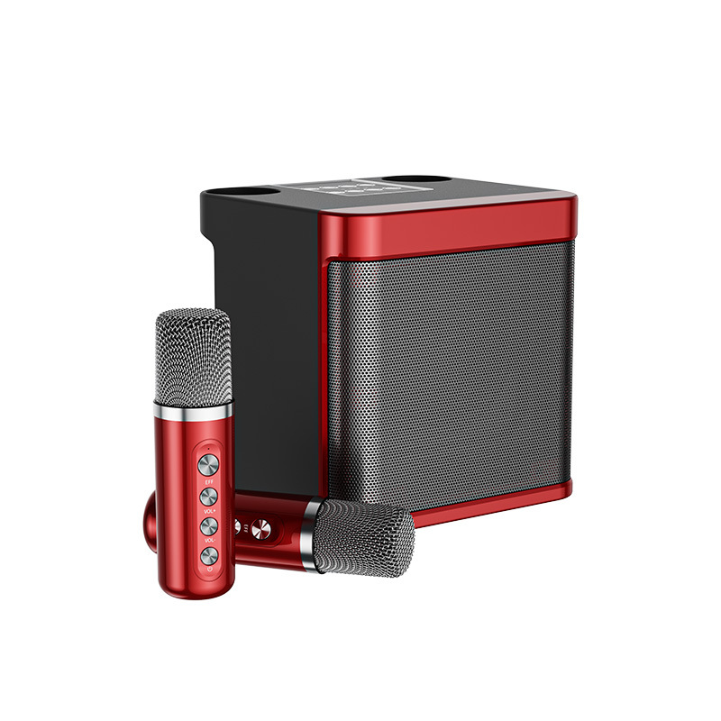 YS203 Dual mic Rechargeable Long Duration Portable Speaker Karaoke System