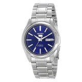 [Watchspree] Seiko Men's 5 Automatic Silver Stainless Steel Band Watch SNKL43K1