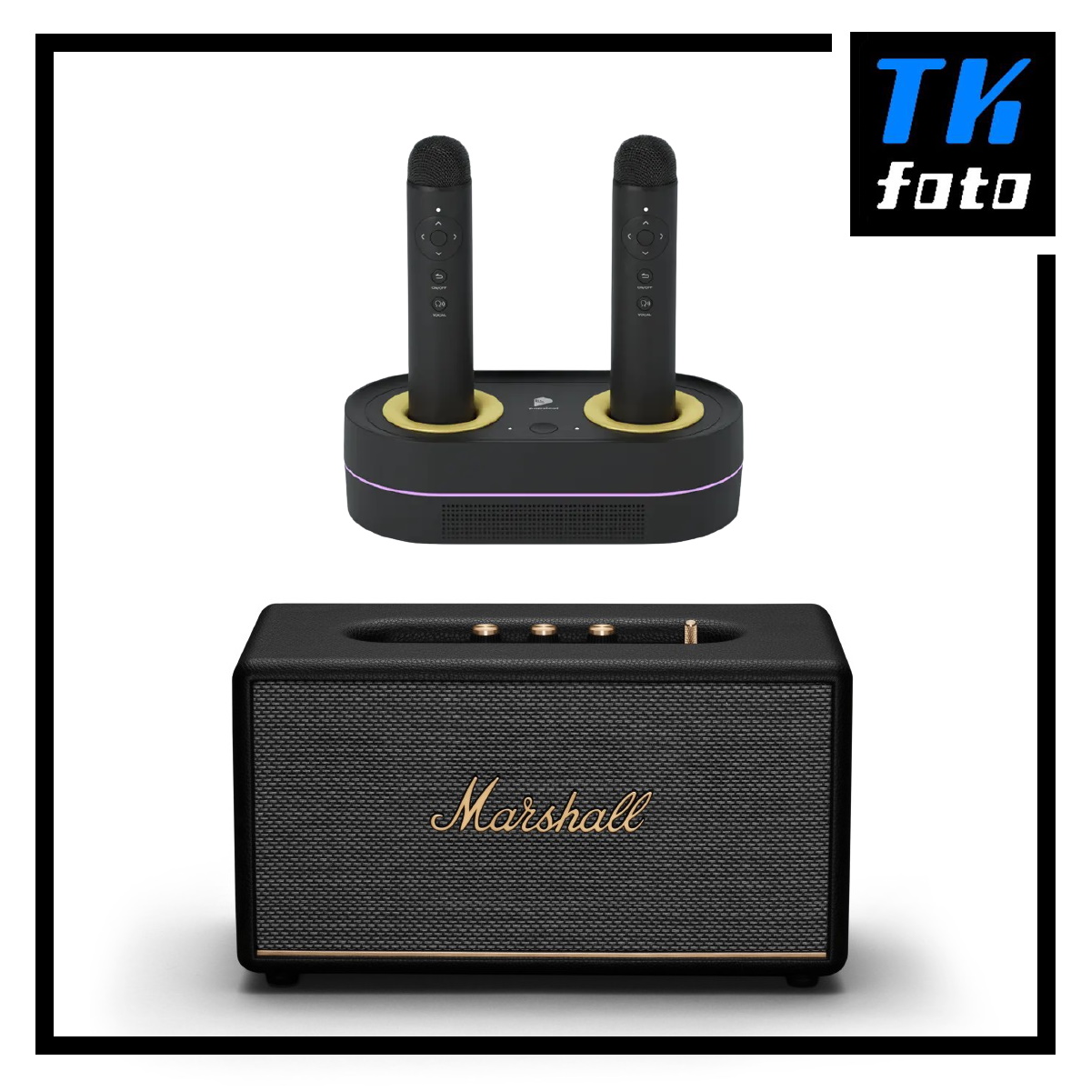 Popsical Remix II Home Karaoke System + Marshall Stanmore III Bundle (Free: 3 months subscription)