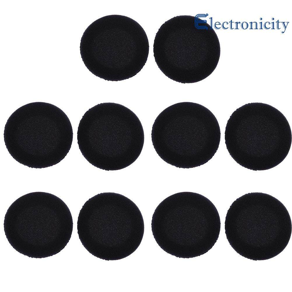 10 x 55mm Foam Pads Ear Pad Sponge Earpad Headphone Cover For Headset 2.15"