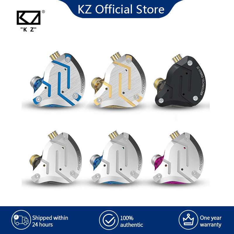 KZ ZS10 pro high appearance ZS10PRO new good sound quality sports game popular music universal headphones, for xiaomi huawei apple  4BA+1DD Hybrid technology, headphone head cable separation, 0.75mmpi