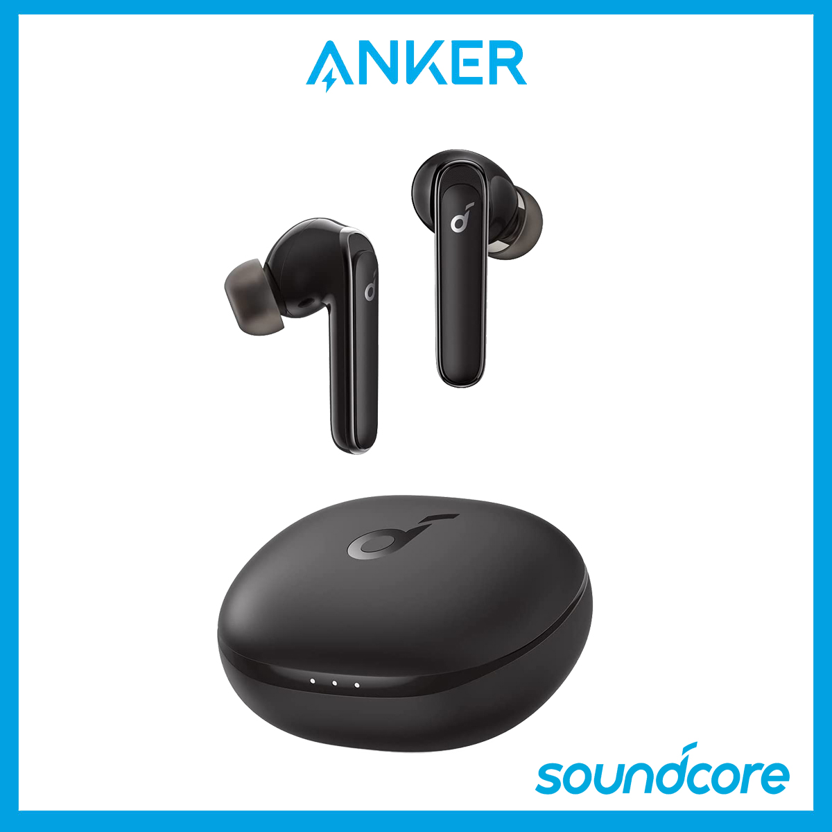 Soundcore by Anker Soundcore Life P3 Noise Cancelling Earbuds Wireless Bluetooth, Big Bass, 6 Mics, Clear Calls, Multi Mode Noise Cancelling, Wireless Charging, Soundcore App with Gaming Mode, Sleepin