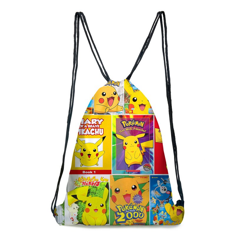 Pokemon School Bags Backpacks Pikachu Anime Figures Kids Bags Big Capacity Travel Bag Girls Boys Christmas Gifts
