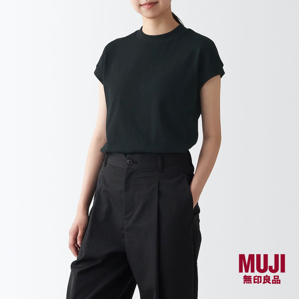 MUJI Ladies Heavy Weight Jersey French Sleeve T-Shirt