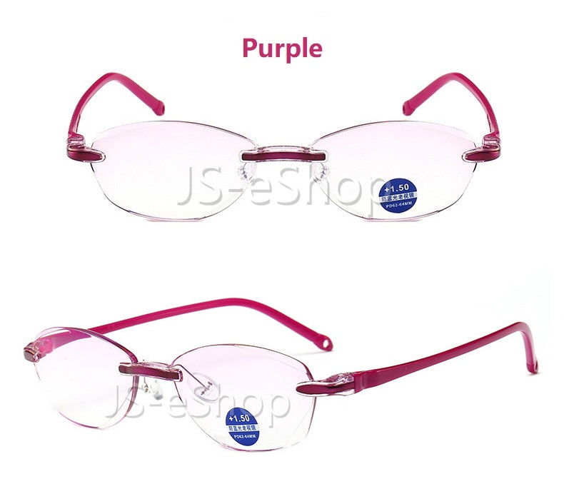 (Gift for Parents) Lady Presbyopic Presbyopia Reading Glasses Anti Blue Light Anti Eyestrain (JS-016)