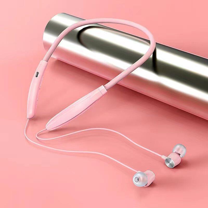 Wireless Headphones Bluetooth Headphones With Mic Stereo Noise Reduction Music Headset Neckband Earphones Magnetic Bass In Ear