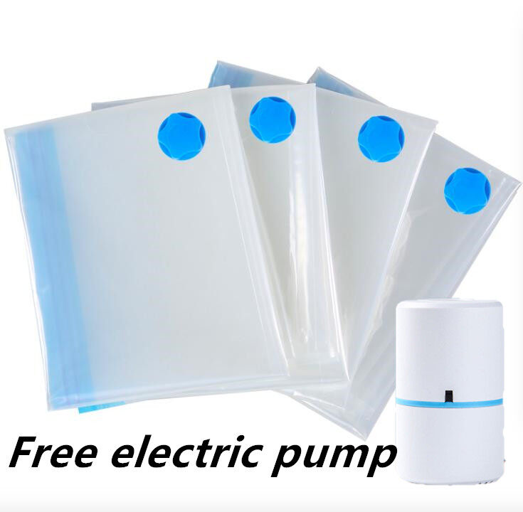 Portable Compressor Vacuum Storage Bags Electric Pump Reusable Compression Bags Air Extractor