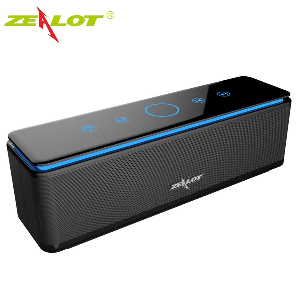 Zealot S7 Portable Bluetooth 5.0 Speaker，36W Powerful Hifi Wireless Speakers for All Cellphone,Support TF Card