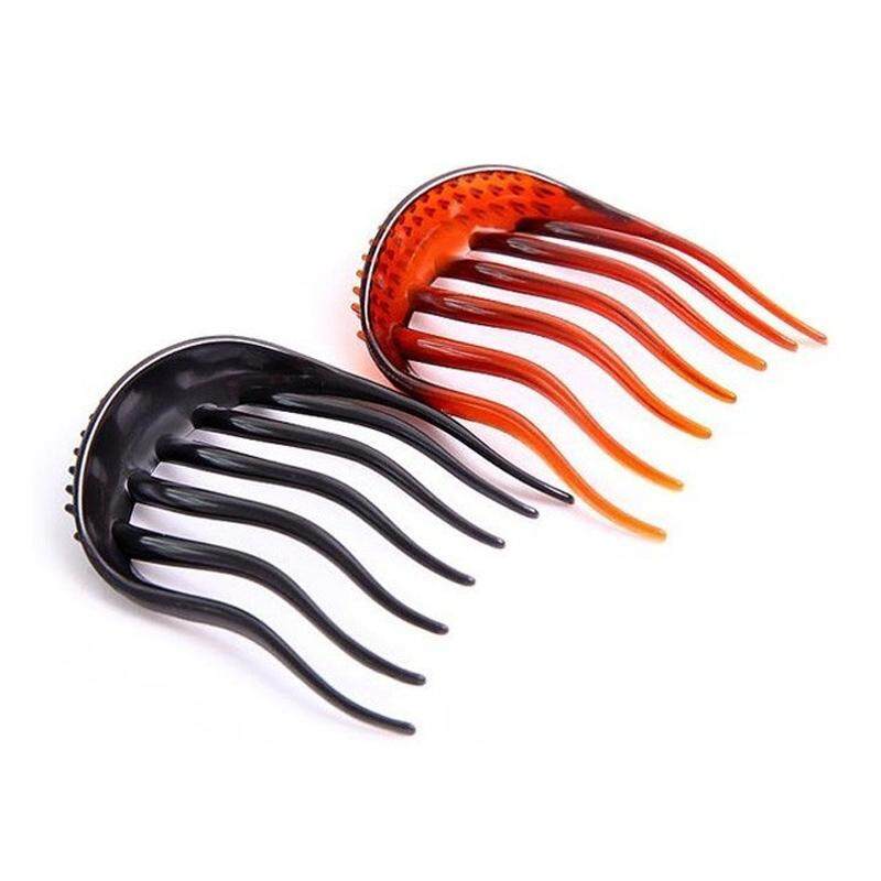 2Pcs Useful Women Volume Inserts Hair Clips Bouffant Ponytail Hair Comb Style Maker Hair Accessories