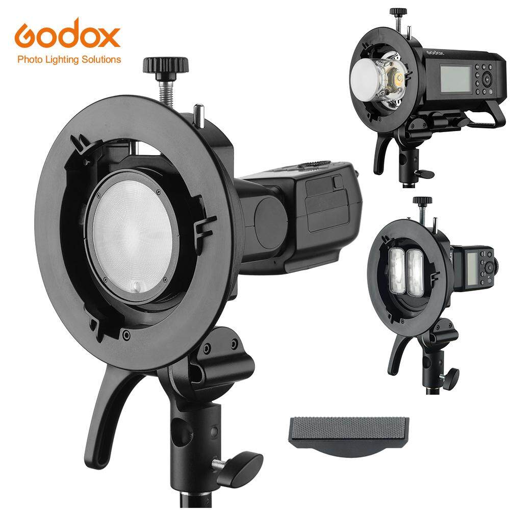 Godox S2 Bowens Mount Flash S-type Holder Bracket for Godox V1 V860II AD200 AD400PRO Speedlite Flash Snoot Softbox