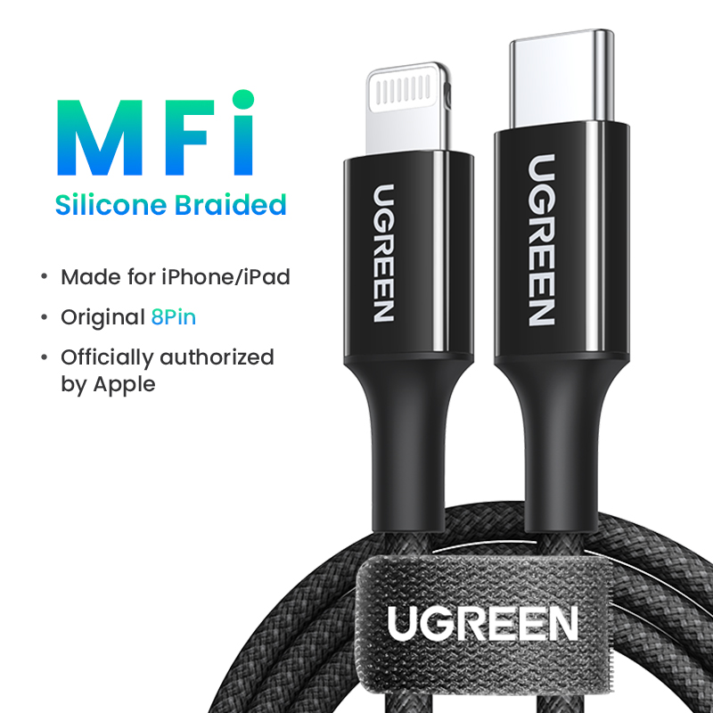 UGREEN USB C to Lightning Cable MFi Certified Charging Cable for iPhone 14 13 Pro Max iPhone 14 Plus iPhone 12 11 Pro Max 8Plus