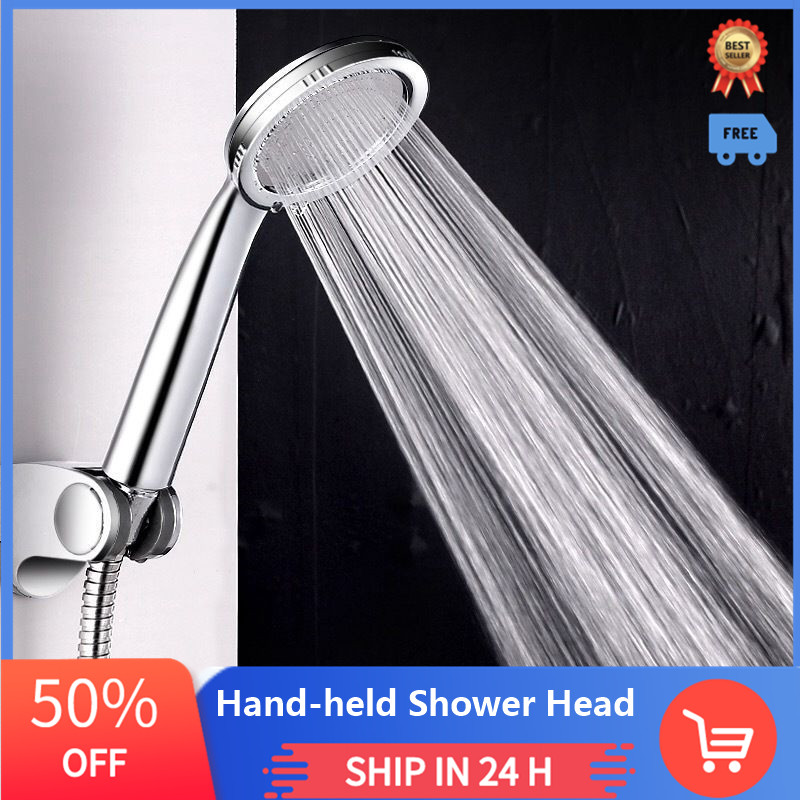Hand-held Shower Head High Pressure Water Saving Showerhead Hand Held Bathing Handset