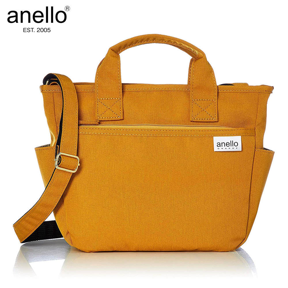 Anello Grande GU-H2315 SPS Lightweight Water Repellent Heather Poly Tote Shoulder Bag 6 Pockets