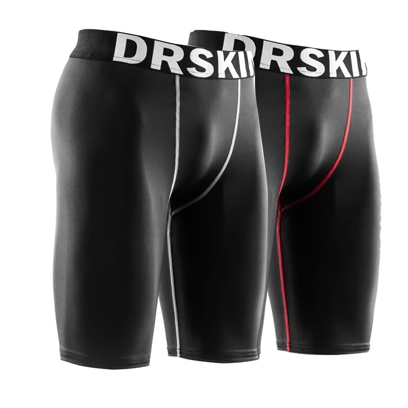 DRSKIN Korea 1p 2p Men`s Compression Shorts baselayer Gym Sports Workout Leggings Skin Tights Running Jogger Bodybuilding Fitness Cycling