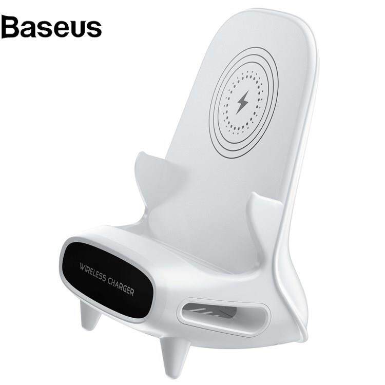 Baseus M111 Sound Amplifier Mini Chair 15W Fast Charging Wireless Charger Phone Holder Stand