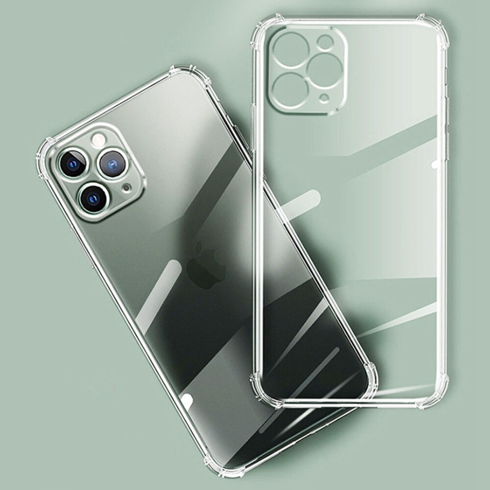 Apple 13 Mini Transparent Soft Silicone Case for iPhone 13 12 11 Pro Max 6 6S 7 8 Plus X XR XS SE 2022 13Pro 12Pro 11Pro Protective Cases Ultra Thin Clear Shockproof Phone Back Cover Shell Men Women