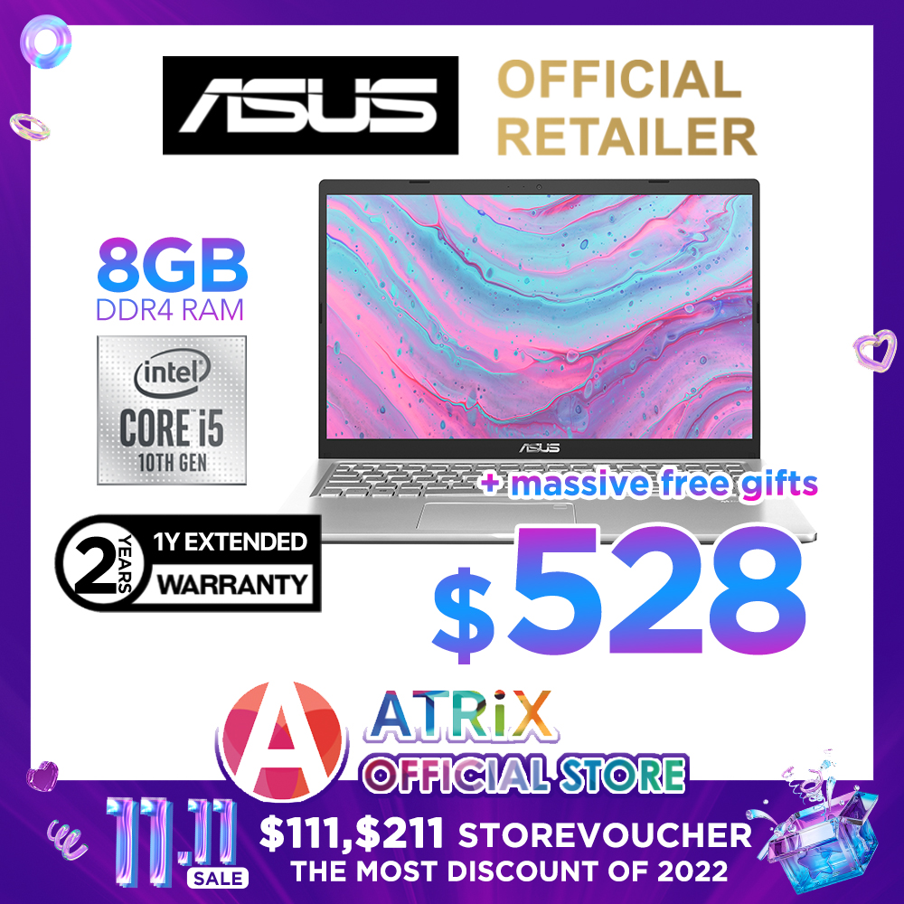 【11.11 StarBuy $549】ASUS X515/X415 | X515JA-BQ3962W/X415JA-EB2378W | 15.6inch/14.0inch FHD (1920x1080) | Intel Core i5-1035G1 | 8GB DDR4 | 256GB SSD | Intel UHD Graphics | Win11 home | 1Y ASUS Warrant