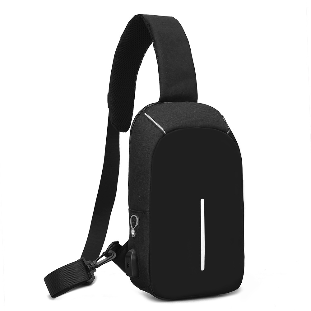 Sling Bag Anti Theft USB Charging Cross body Chest Bag Smart Trendy Single Messengers Shoulder Fashion School Short Trip Bag