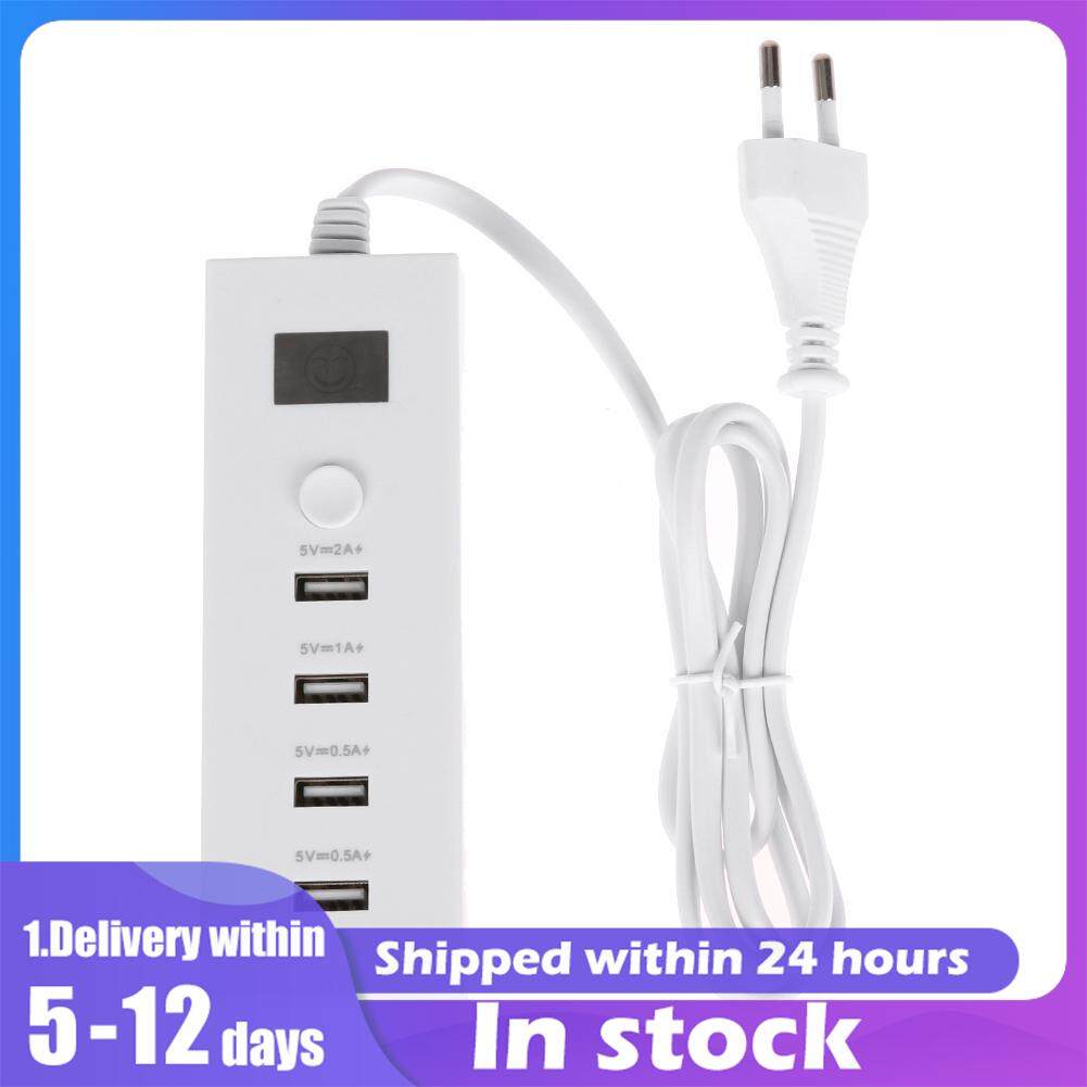 USB 4 Port Multifunction Charger Quick Charging 5V 2A Extension Socket(EU)