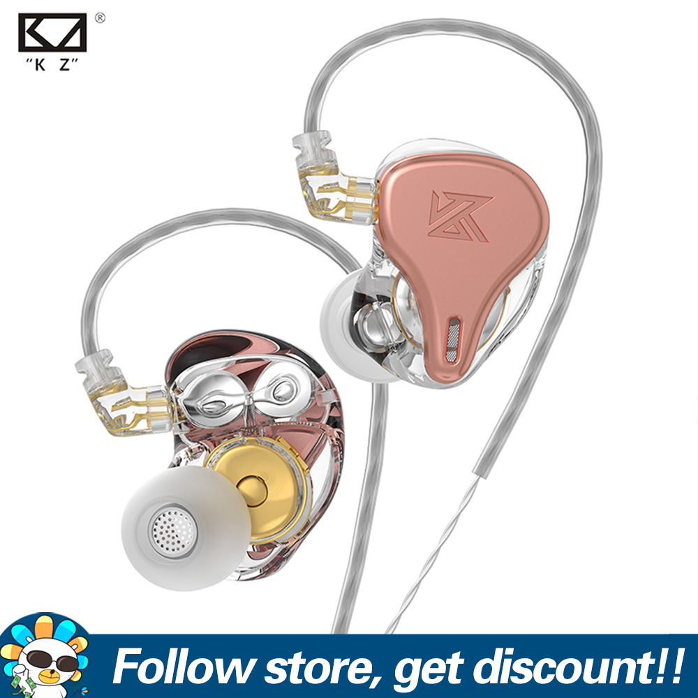KZ × HBB DQ6S Wired In-Ear Headphone 3 Dynamic Driver Array Headset Strong Bass Smooth Mid Clear Treble Earphone Noise Canceling Metal In-Ear Monitor 3.5mm Plug 2pin 0.75mm Connector Sport Hifi Ear-bu